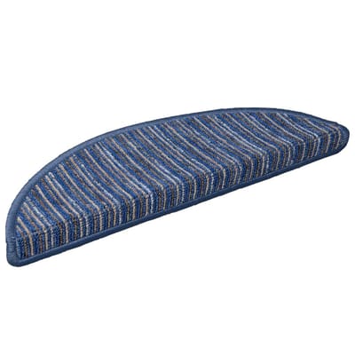 vidaXL - Zelfklevende - trapmatten - 15 - st - 56 - x - 17 - x - 3 - cm - Non-Slip - Blauw