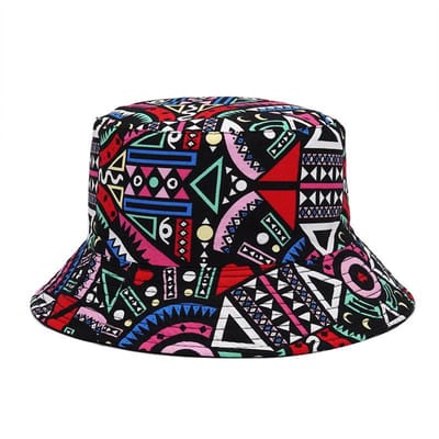 Modieuze Bucket Hats Briefopdruk Vissershoed Zomerzon Voor Dames Heren Omkeerbare Vis Uniseks Pet L(58-60cm) black