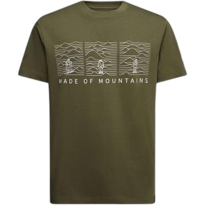 La Sportiva Made Of Mountain T-shirt Met Korte Mouwen Groen M Man