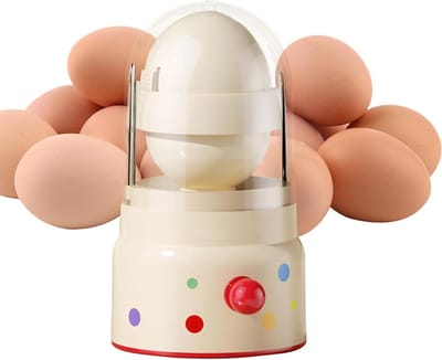 Handmixer Eieren - Keuken Tool - Snel Mengen - Handmatig Draaibaar - 15.5 x 8 cm - Crèmetinten