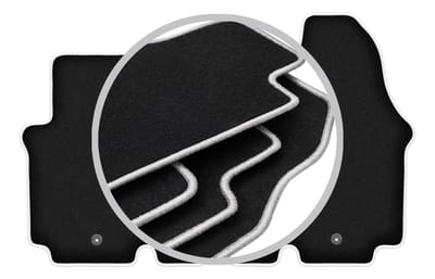 CARLUX-SILVER automatten voor: Opel Vivaro bestelwagen (2001-2014)