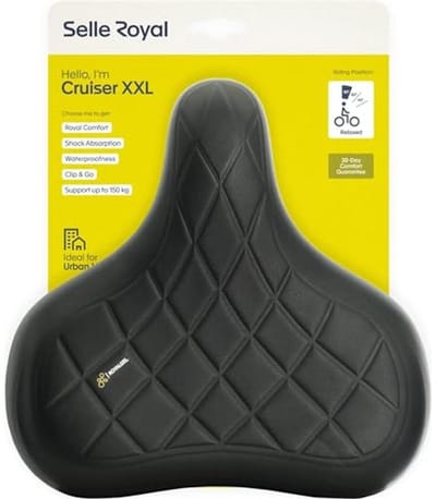 Groot Comfortabel Fietszadel voor Relaxte Rijstijl