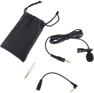 Shopcentral - Clip-on Microfoon - Lavalier Microfoon - Professionele Geluidsopname - Compact Formaat - Omnidirectionele Microfoon - Geschikt voor Smart...