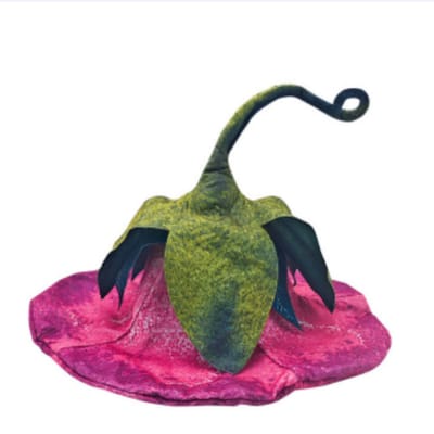 Ryoudavell - Heksenhoed - Halloween Verkleed Accessoires - Unieke Bloemen Heksenmuts voor Cosplay - Themafeest - Stijlvolle Blikvanger