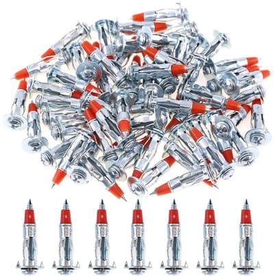 60 Stuks Zware 1/8" 35MM Gelegeerd Stalen Molly Bouten en Holle Wandankers voor Bevestiging