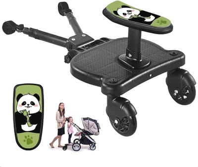 Universeel Kinderwagenboard Met Zitting - Verstelbaar, Compatibel en Draagvermogen Tot 25 Kg