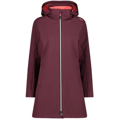 Dames parka met rits en capuchon CMP