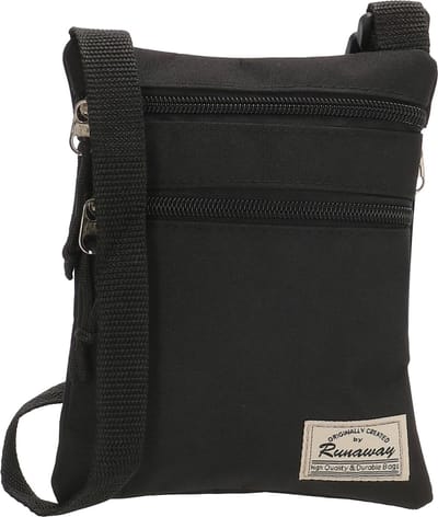 Schoudertas Voor Heren en Dames - Runaway Freetime 17964 - Zwart