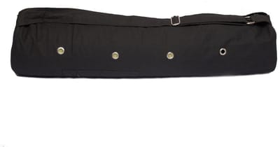 Yogatas katoen eco extra breed zwart - Lotus
