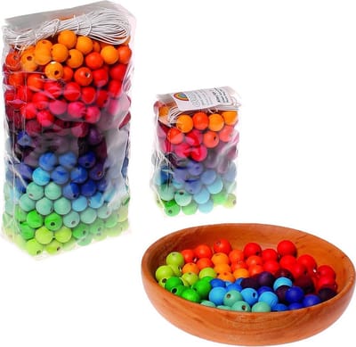 Grimm's 120 Small Wooden Beads