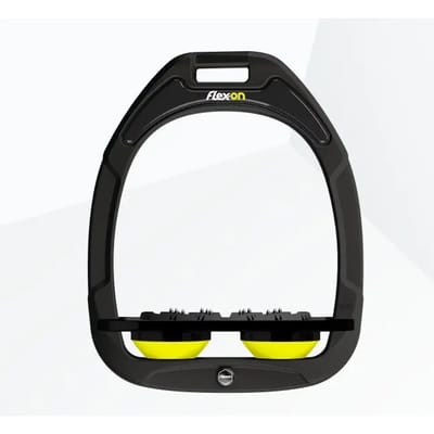 Zwarte/ Zwarte/ Gele Ultra Grip Platte Beugels Flex-On Green Composite