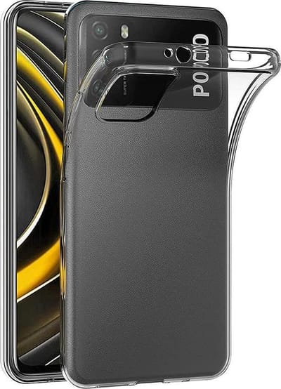 Silicone hoesje Geschikt voor: Xiaomi Poco M3 & Xiaomi Redmi 9T - transparant