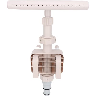 Fontaine de Piscine pour Piscines Hors Sol PVC Réglable Arroseur de Piscine Fontaine Cascade pour Relaxation Refroidissement white