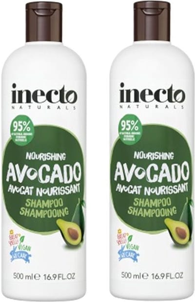Inecto - Avocado Shampoo - 2 pak - Natuurlijk - Voedend - Avocado Olie