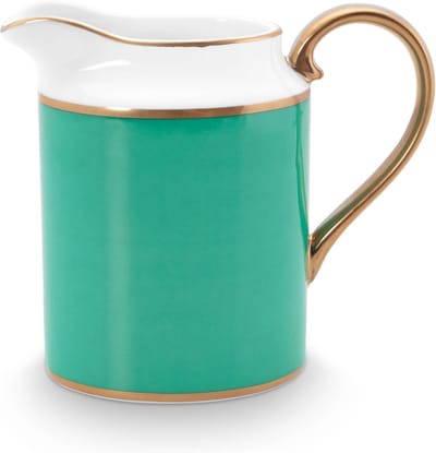 Pip Studio - Chique melkkan groen - Porselein - Gouden randjes