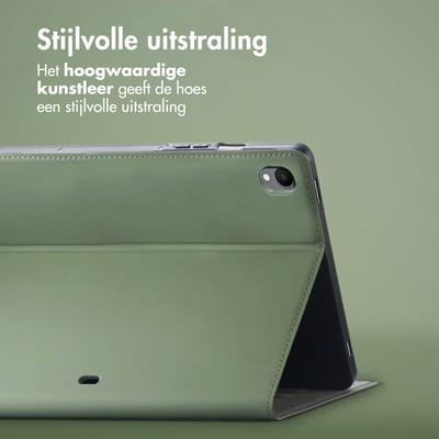 Accezz Tablet Hoes - Geschikt voor Samsung Galaxy Tab S11 - Classic Tablet Case - Groen