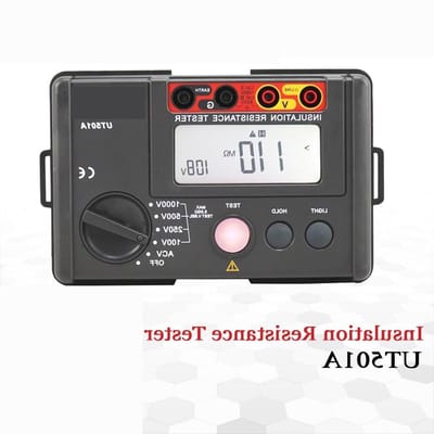 Isolatiemeter - Ohm Tester - Elektrische Metingen - Automatisch Bereik - 150 x 100 x 71 mm - Rood Grijs