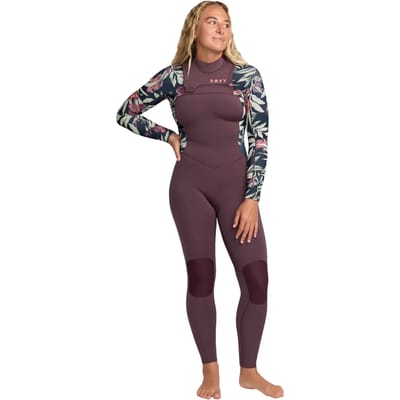 Vrouwen wetsuit Roxy Swell Natural 4.3 mm Chest Zip
