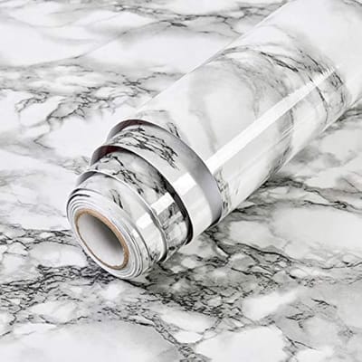 Dailygoods- Marmerfolie Zelfklevend - Wanddecoratie - Meubelfolie - Vinyl - Luxe Design - Snijbaar 40 cm x 3 m