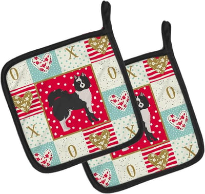 Pannenlappen - Keuken handschoenen - Keukenwerk - Hittebestendige lagen - 19x19 cm - Meerkleurig