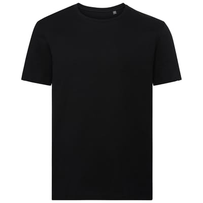 Russell Heren Biologisch T-Shirt (Zwart)