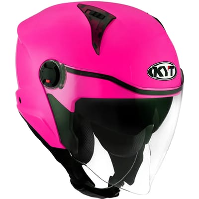 KYT D-City Plain Roze Jethelm - Helm