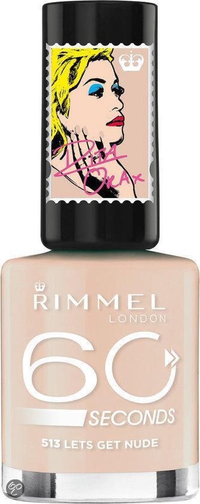 Rimmel London 60 seconds RO collectie Nagellak - 513 Let's Get Nude
