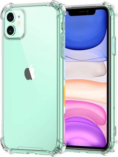 ShieldCase schokbestendig hoesje geschikt voor Apple iPhone 11 - transparant geschikt voor iPhone 11 - Stijlvolle Beschermcase - Kras- en Valbestendige Hoes - Duurzaam Beschermhoesje