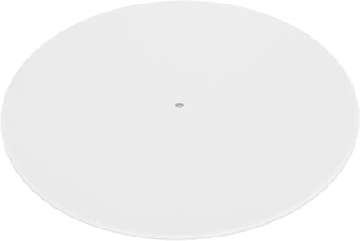 Draaitafel Mat - Slipmat Platen - Betere Geluidskwaliteit - Acryl Constructie - 30x30cm - Wit
