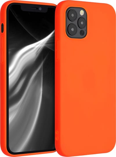 kwmobile telefoonhoesje geschikt voor Apple iPhone 12 / iPhone 12 Pro - Hoesje voor smartphone - Back cover in neon oranje