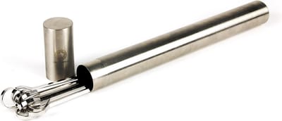 BBQ Flavour Vleesspiezen - RVS - 40 cm - 10 Stuks - Plat en Gekruld - Inclusief Opbergkoker - BBQ Accessoire