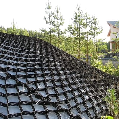Opritstabilisator - Grindrooster Terras - Ondergrond Verstevigen - Hoge Belastbaarheid - 1 m² per rooster - Zwart