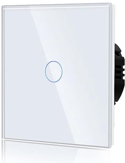 Touch Light Switch - Gehard Glas met LED Achtergrondverlichting - Elegant en Modern