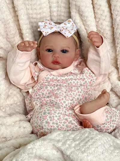 Reborn Babypop - Realistische pop - Verzamelen - Levensechte details - 50 cm - Roze
