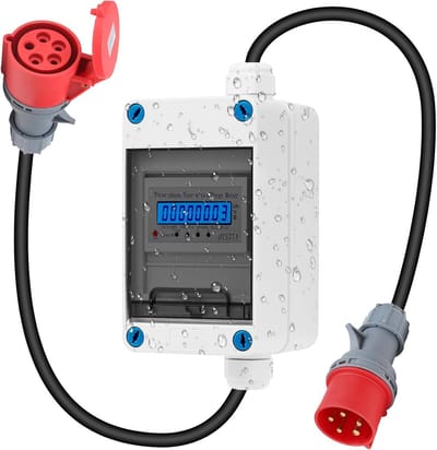 Digitale 3-Fasen Stroommeter 16A 400V met MID-Keurmerk voor Nauwkeurig Energiemonitoring