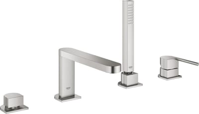 GROHE Plus Badmengkraan - met hendel voor badrandmontage - 15cm - RVS - 29307DC3
