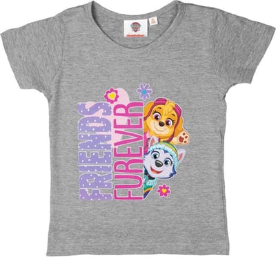 Paw Patrol T-Shirt - Korte Mouw - Grijs/Multi - Friends Forever - Maat 98/104
