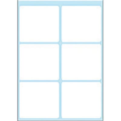 Haza Original Etiketten Vierkant 42 Stuks 36 X 40 Mm Wit