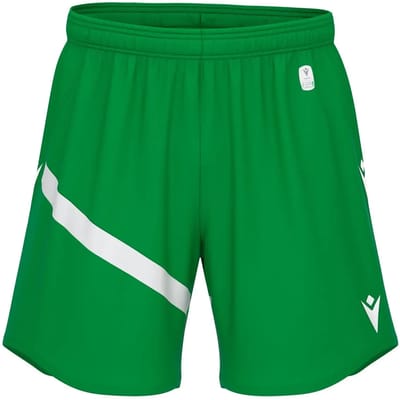 Macron Shen Eco Short Heren - Groen / Wit | Maat: 3XL