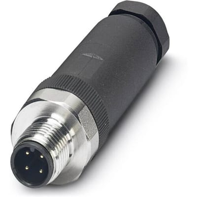 Phoenix Contact 1553174 Sensor/actuator connector, niet geassembleerd M12 Aantal polen (sensoren): 4 Stekker, recht 1 stuk(s)