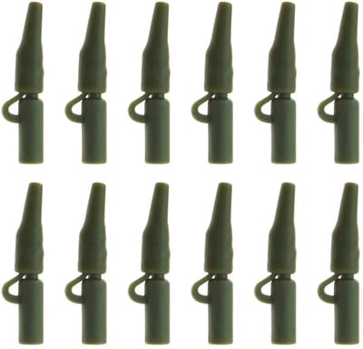 Dailygoods- Karpervisset 100-delig - Veiligheidsclips 50x - Karperafdekkingen 50x - Anti-klitmouwen - Snelwisselwervel - Rubber/kunststof - Hengelaccessoires
