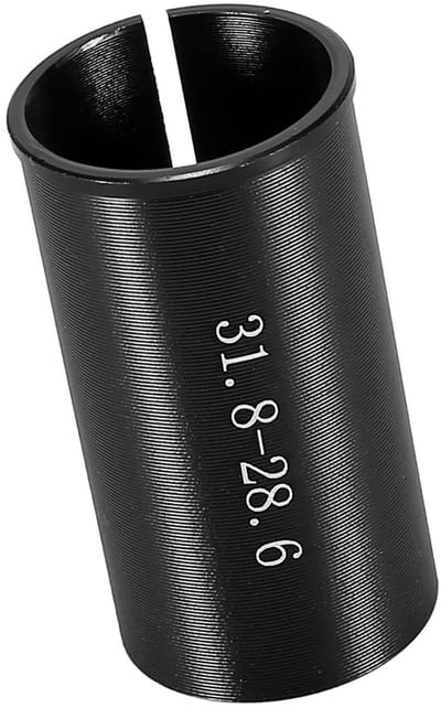Dailygoods - Fietszadelpenadapter Aluminium voor 28,6 tot 31,8 mm