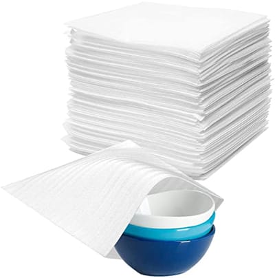 Verhuisdozen Beschermfolie - 50 Stuks - Schuimfolie voor Glas en Breekbare Voorwerpen - 30x30cm