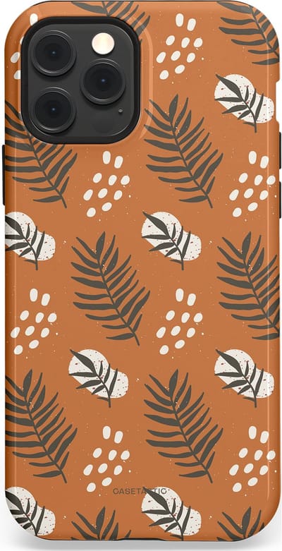 Casetastic Hoesje Geschikt voor Apple iPhone 12/12 Pro Magsafe - Stijlvolle Beschermende Duo-layer Case - Rustiek ritme