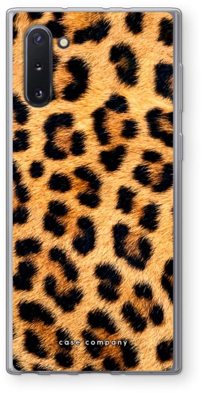 Case Company® - Hoesje geschikt voor Samsung Galaxy Note 10 hoesje - Luipaard - Soft Cover Telefoonhoesje - Bescherming aan alle Kanten en Schermrand