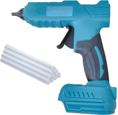 Draadloos heteluchtlijmpistool – 100 Watt – Hoge temperatuur – Mini-formaat met precisietip – Fijne spuitmond – Voor knutselen, DIY en reparaties