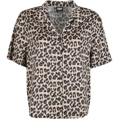 Dameshemd met korte mouwen Urban Classics Leo Resort