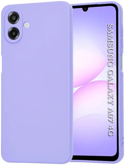Hoesje geschikt voor Samsung Galaxy A07 4G - Techsuit Soft Flex Silicone Back Cover - Light Purple