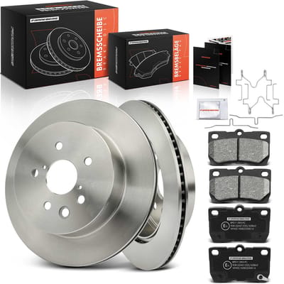 Frankberg 2x remschijven 4x remblokken achteras voor Lexus GS GRS