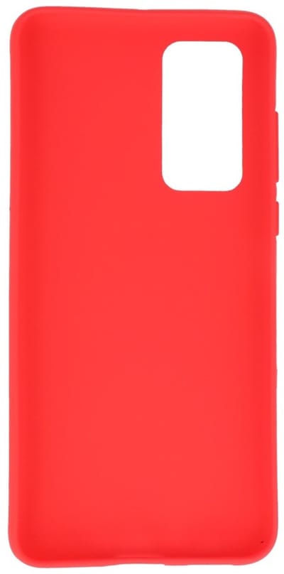 Hoesje Geschikt voor de Huawei P40 - Backcover Color Telefoonhoesje - Rood